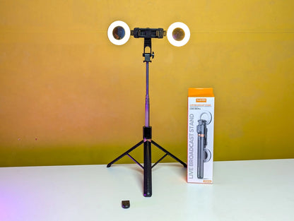 LIVE-K9 Pro Live Broadcast Stand Selfie Stick Tripod