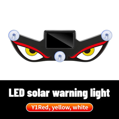 Solar Powered Evil Eye LED Warning Light