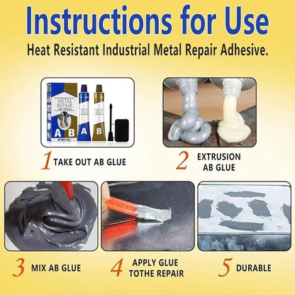 JAYSUING Metal Repair Super Adhesion Kit (A+B)