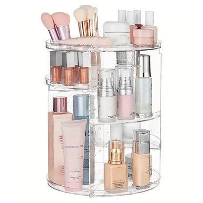 360° Rotating Makeup Organizer