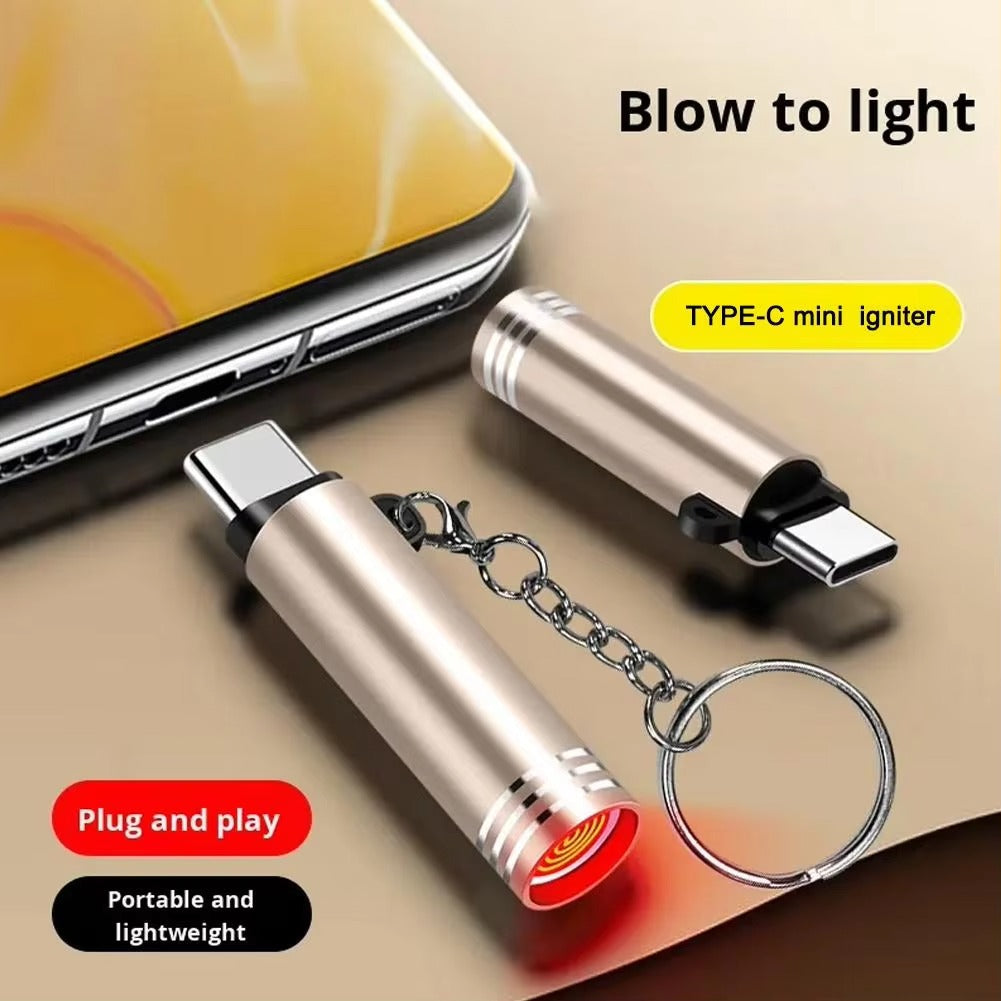 Type-C Mini Keychain Adapter – USB-C Converter for Charging & Data Transfer